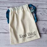 Drawstring bag for washing pads