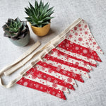 Christmas Bunting - Red & White