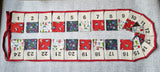 Advent Calendar Bunting - Red